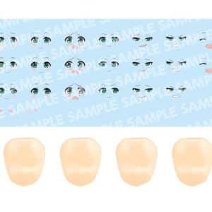 JK057 CUSTOMIZED FACE & DECAL SET Vol.4 [DESIGNED BY EN MORIKURA]