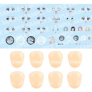 JK058 CUSTOMIZED FACE & DECAL SET Vol.5 [DESIGNED BY RAGUHONOERIKA FOR MADOKA YUKI A]