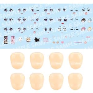 JK065 CUSTOMIZED FACE & DECAL SET Vol.7 [DESIGNED BY RAGUHONOERIKA FOR MADOKA YUKI B]