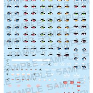 KP853 MEGAMI DEVICE M.S.G YGGDRASIS GARM RIPPER EYE DECAL SET